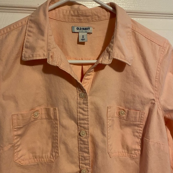 Coral button down size medium - Picture 2 of 4